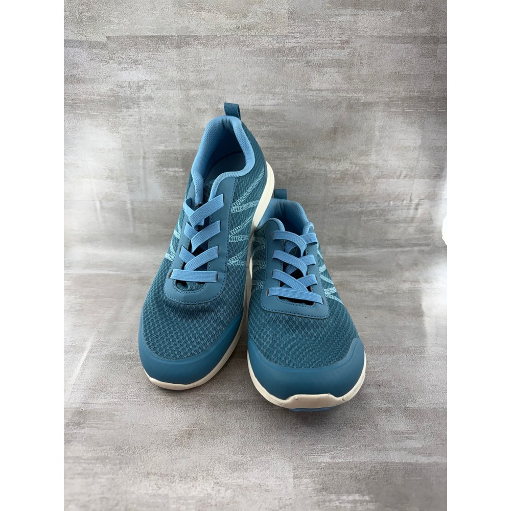 Vionic Shay Women Blue Mesh Walking Sneakers Orthotic Support Size 10 Wide